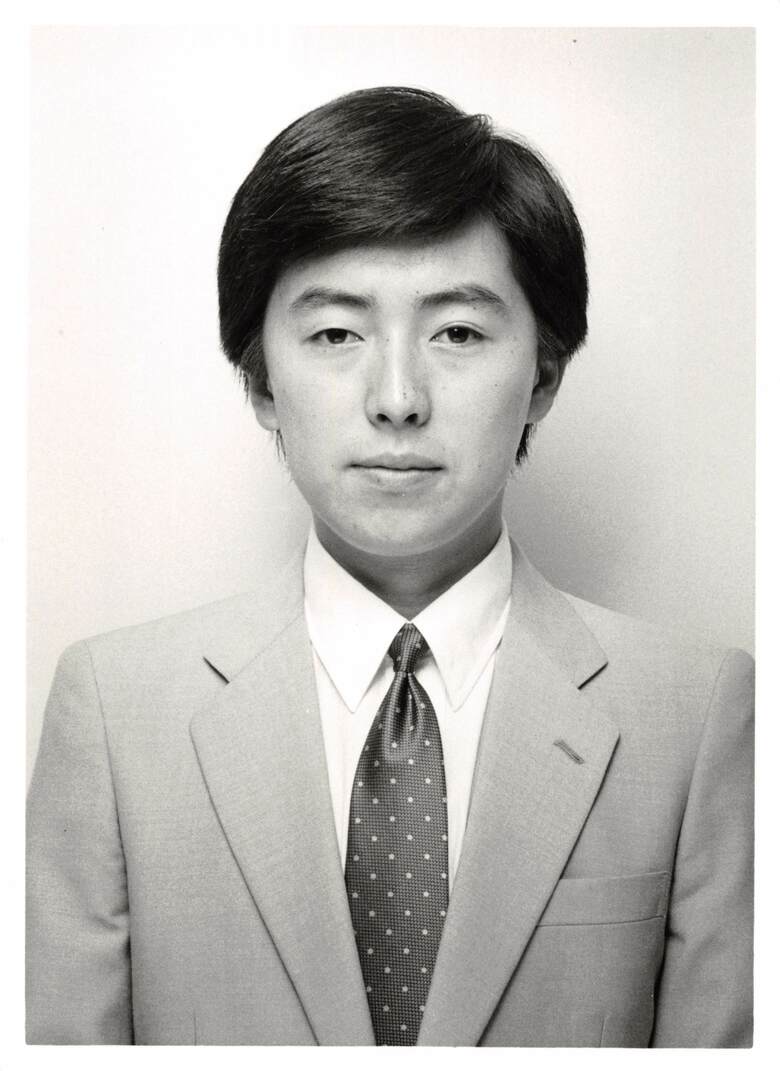 1987年、新人アナ時代の一枚