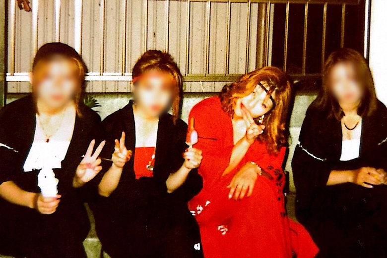 中学時代の赤プルさん。特攻服がお似合いです！