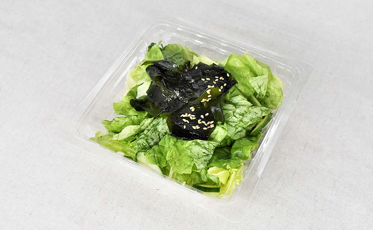 濃厚なごま油のコクに箸が止まらない セブンの サンチュと三陸産わかめの塩チョレギサラダ Chanto Web