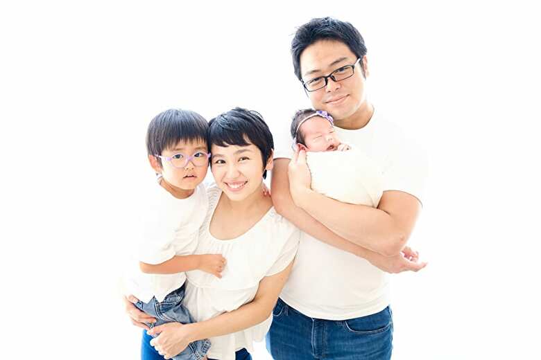 7月に第二子を出産し4人家族に