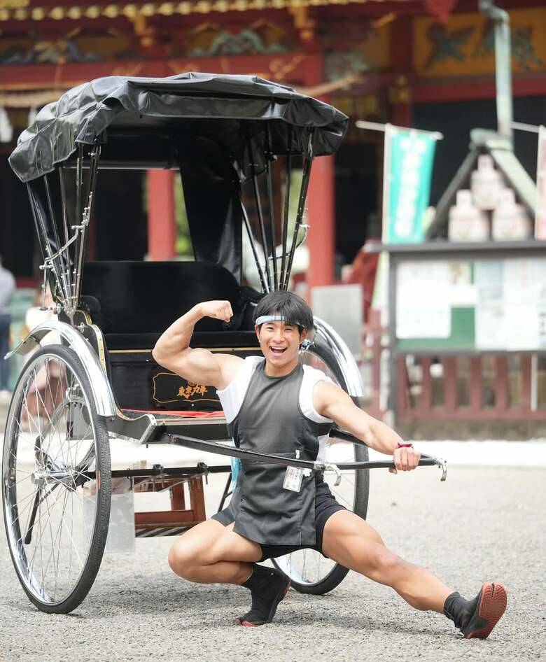 筋肉自慢な俥夫も在籍