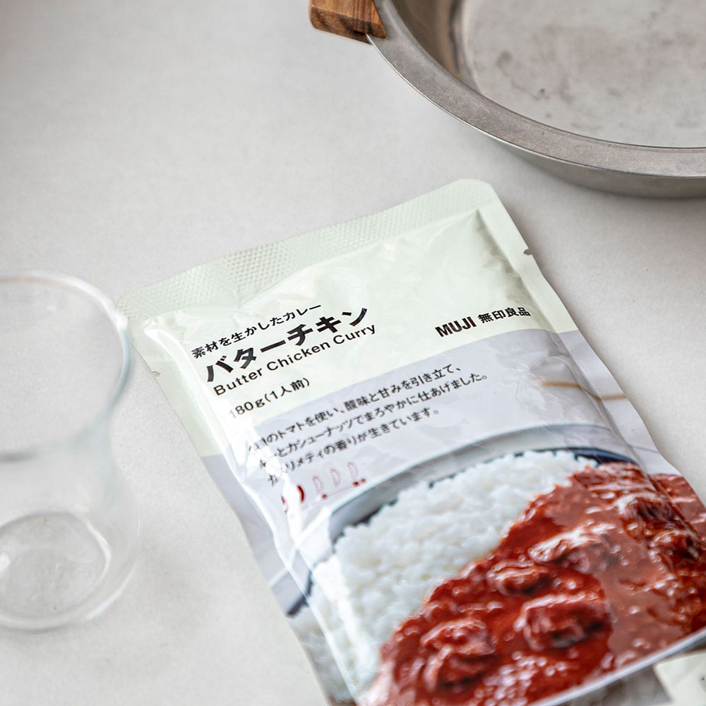 無印良品のレトルトカレー(バターチキン)