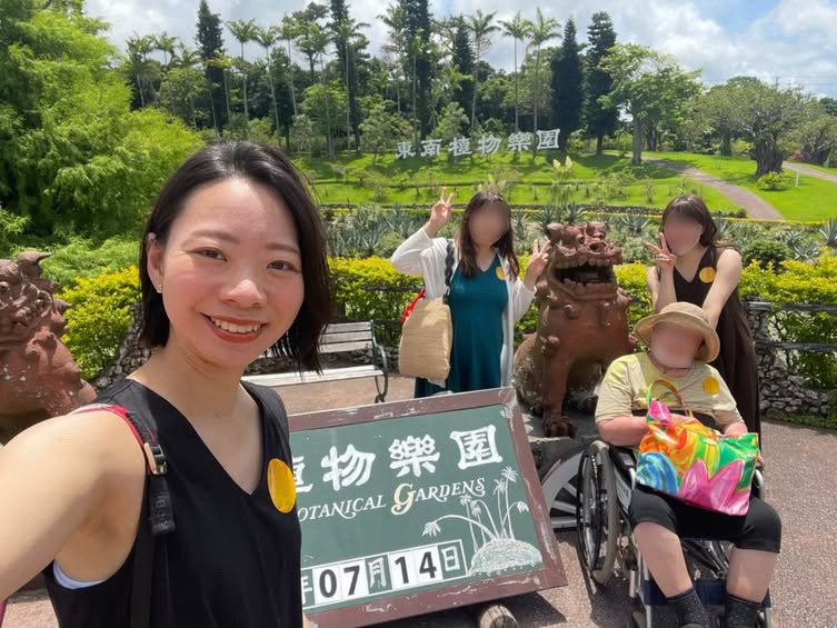 介護中の祖母と家族でお出かけ