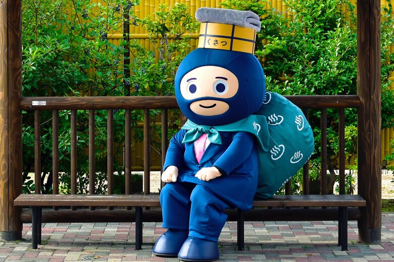 丸いフォルムがかわいいおんせんどろぼう