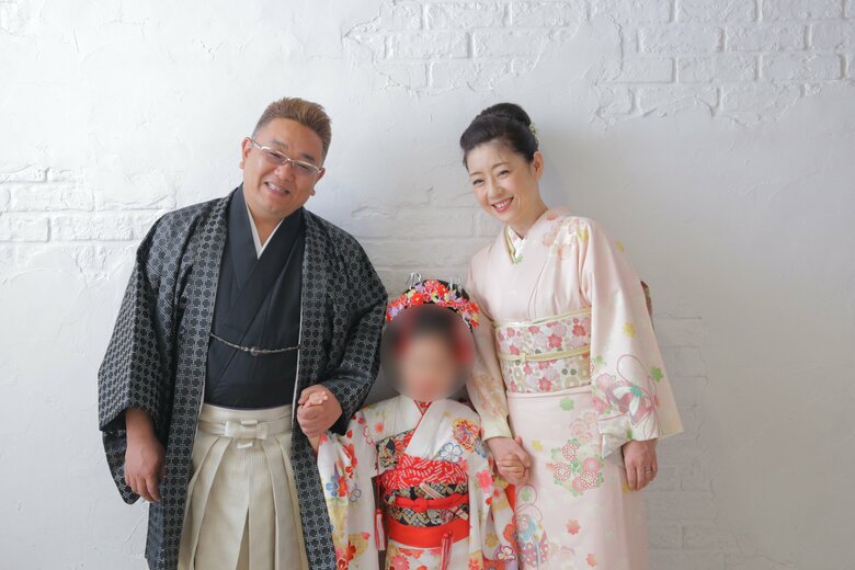娘さん7歳の七五三のとき