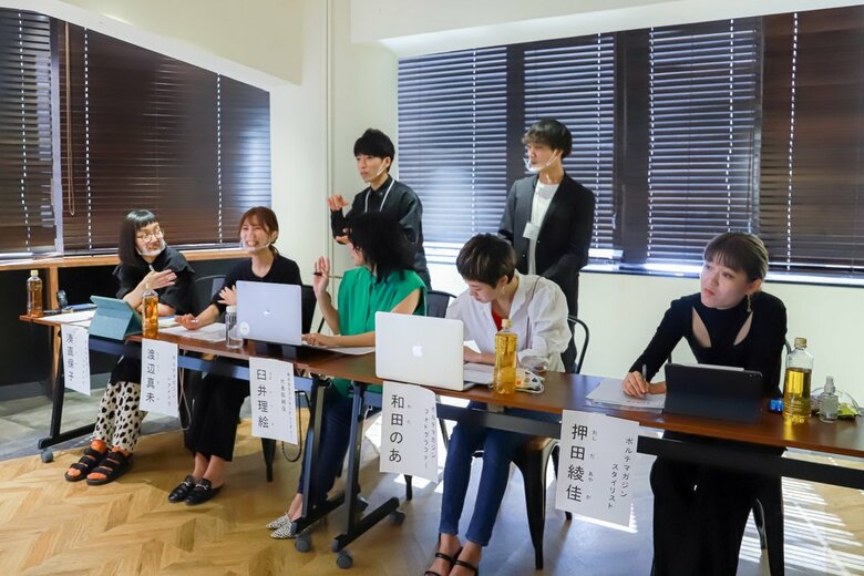 障害者モデルオーディションの様子