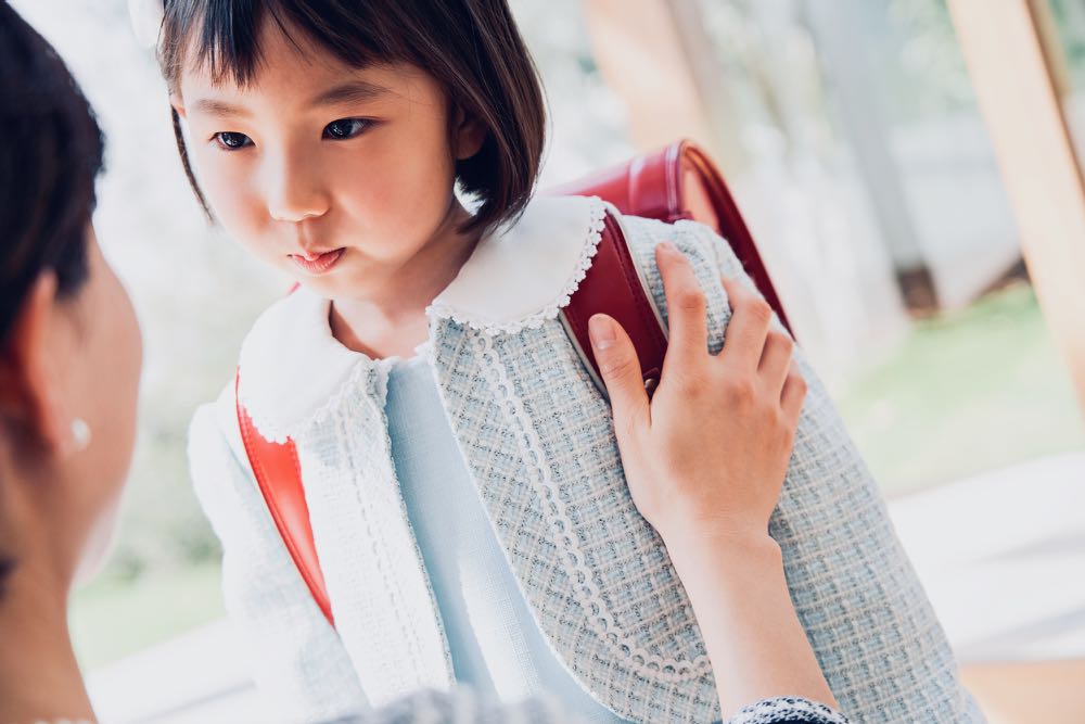 神経質な子供のイメージ