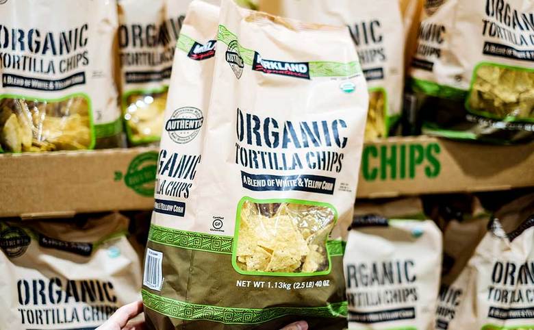 2:KIRKLAND SIGNATURE　有機トルティーヤ チップス　780円（税込）