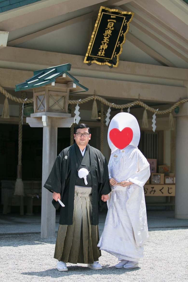 記念すべき結婚式の様子