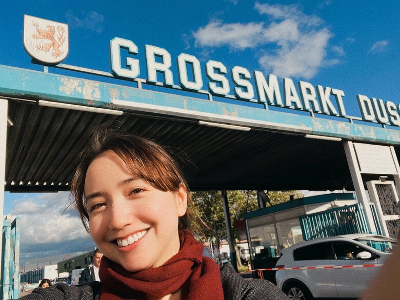 娘さんとのドイツふたり旅での一枚