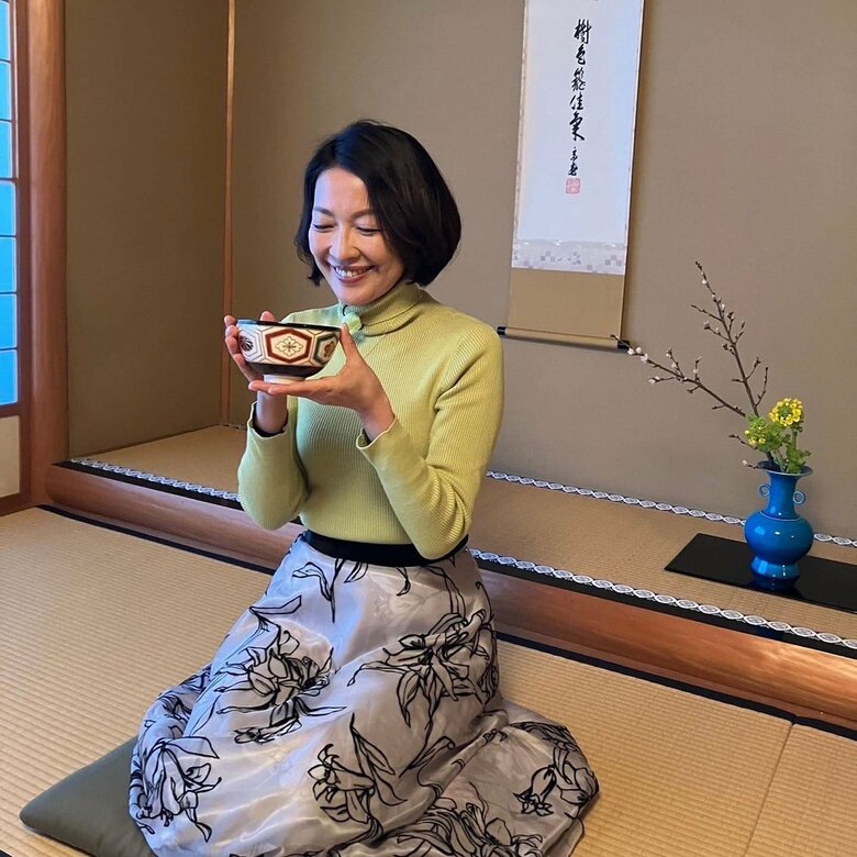 番組で京都に行ったときに休憩時間にて