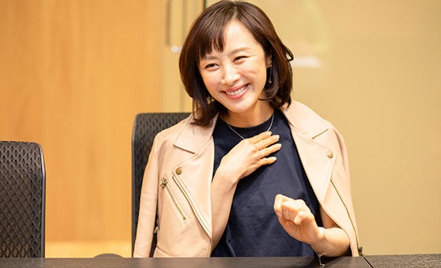 バレリーナになるはずだったんですがと笑う山口もえさん