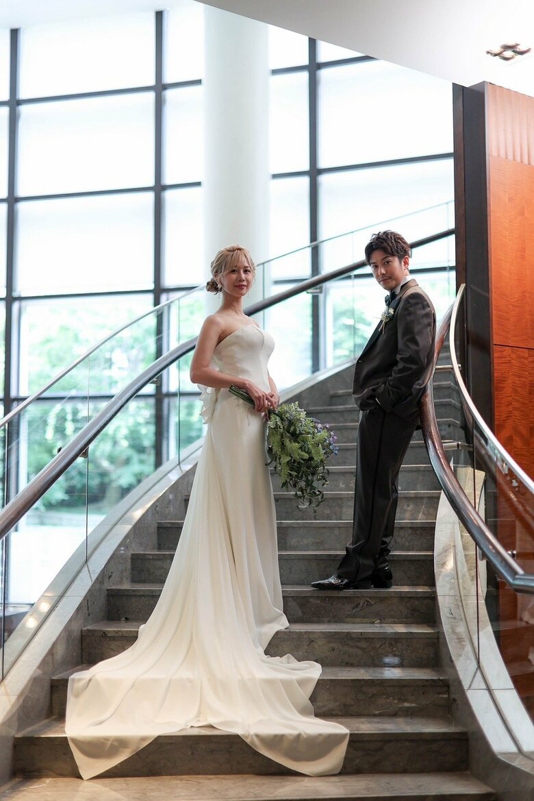 純白のドレスがお似合い！