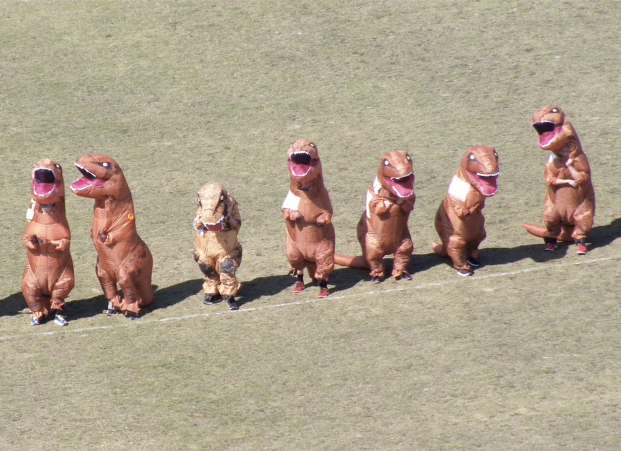 ティラノサウルスレースのスタート
