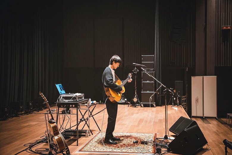 ライブのリハーサル中