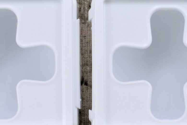 セリアのおすすめ商品「プルアウトボックスミニ 2個セット」の使用中画像2