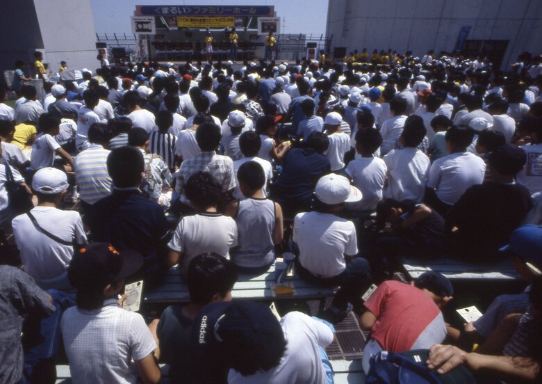 1986年7月、札幌のイベントの様子