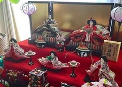 我が家の初節句(お雛様)をご紹介します。簡単豪華に楽しく！
