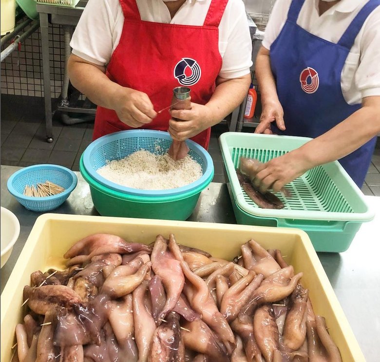 いかめし作りにマニュアルはなく、見て覚えるのだそう