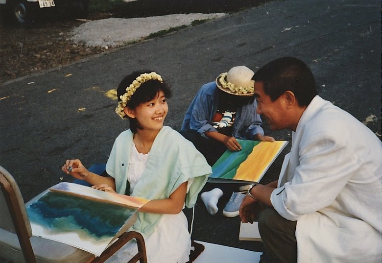 工藤夕貴さんと父・井沢八郎さんの貴重なショット