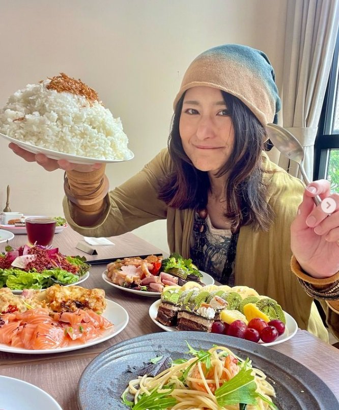 プライベートでも食べ放題が大好き（本人インスタグラムより）