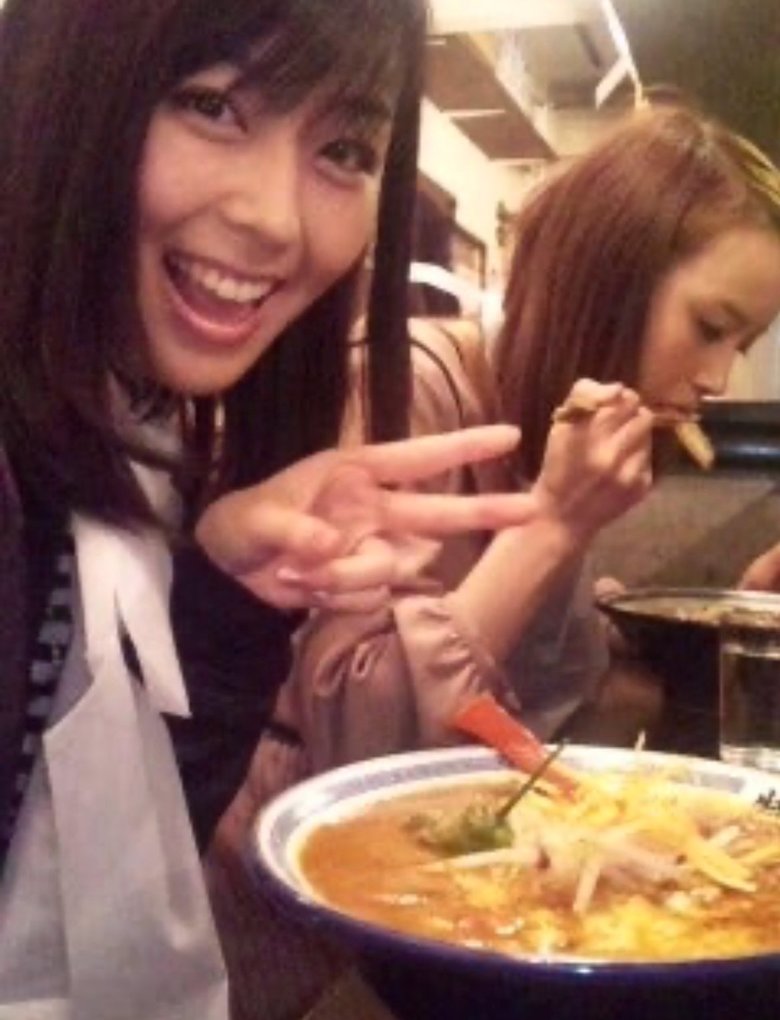 2011年。自身初のラーメン店（ラーメン凪）とのコラボ！うれしくて妹を連れお店へ