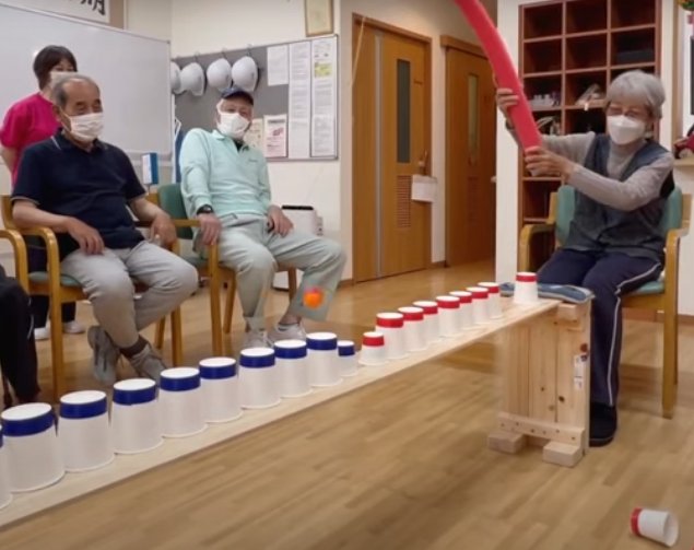 「頑張れー！」利用者さんもスタッフも夢中に