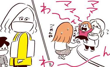 登園時に大泣きの子を見て思い出す…あの日の我が子