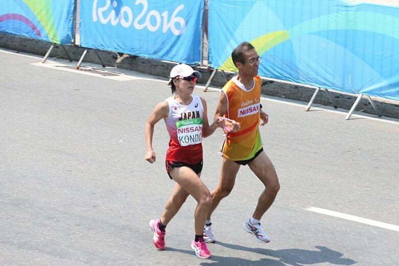 2016年に出場したリオパラリンピックでは3時間23分12秒のタイムでゴール