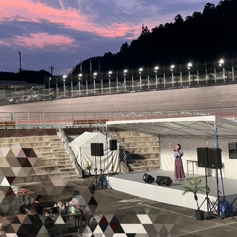競輪場でのステージなど、日本各地のステージで活躍中