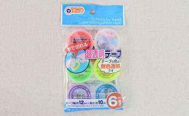 工作好きに！ 貼った箇所が目立ちにくいダイソーの「超透明テープ」