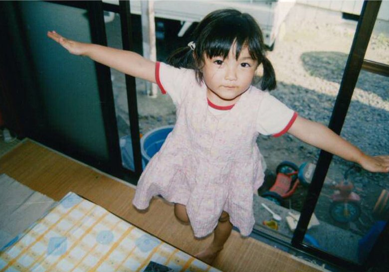 3歳のころの井上咲楽さん