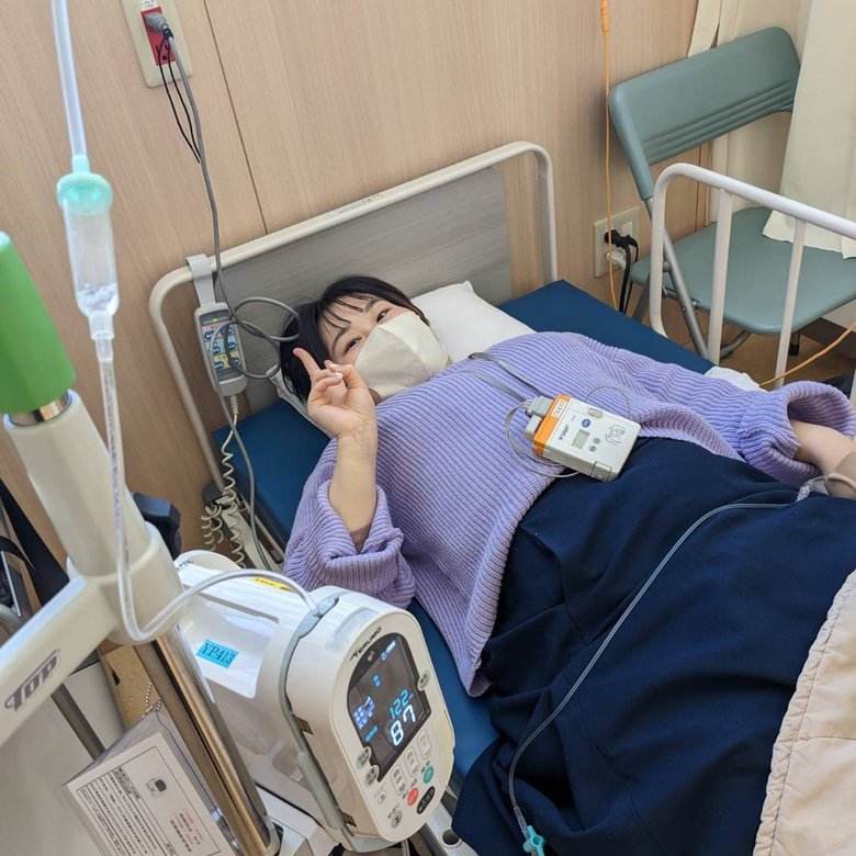 初めて抗がん剤投与を受けた当時の黒岩さん
