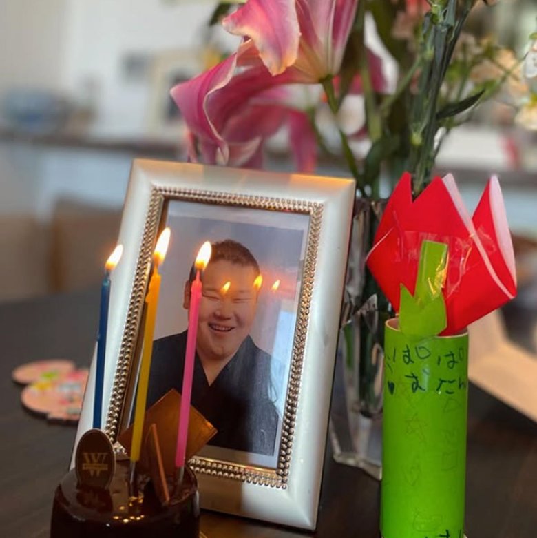 亡くなって5年目となる親方の誕生日に