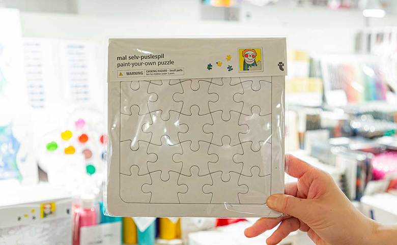 フライングタイガーのDIYジグソー20×20