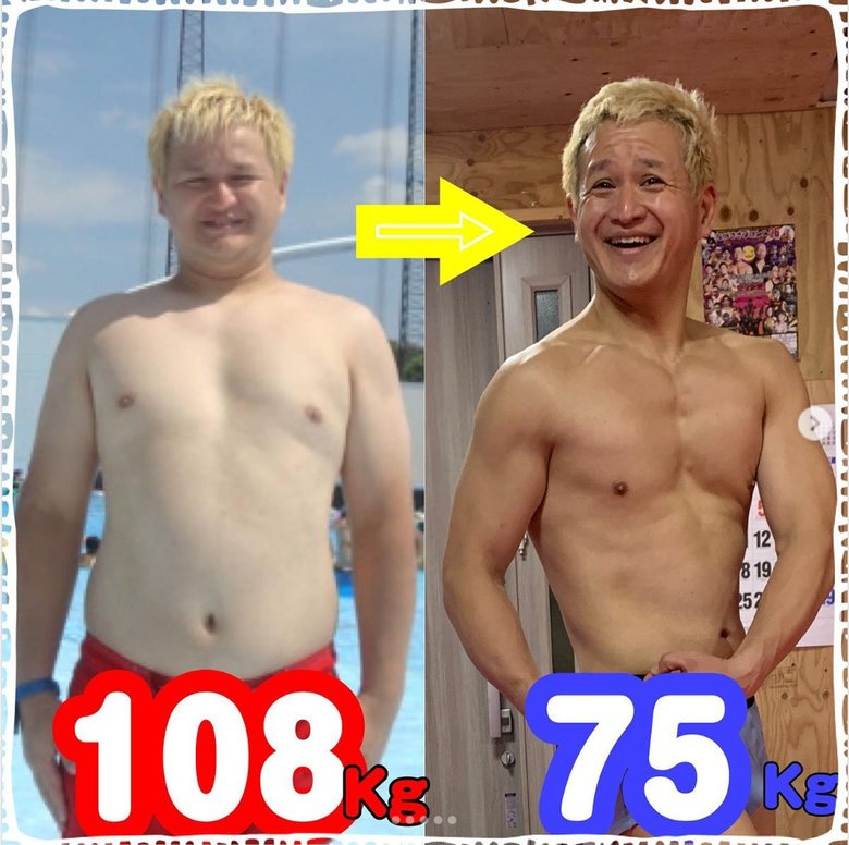 柔術で大変身「約30キロもやせた」福島さんのBEFORE→AFTER