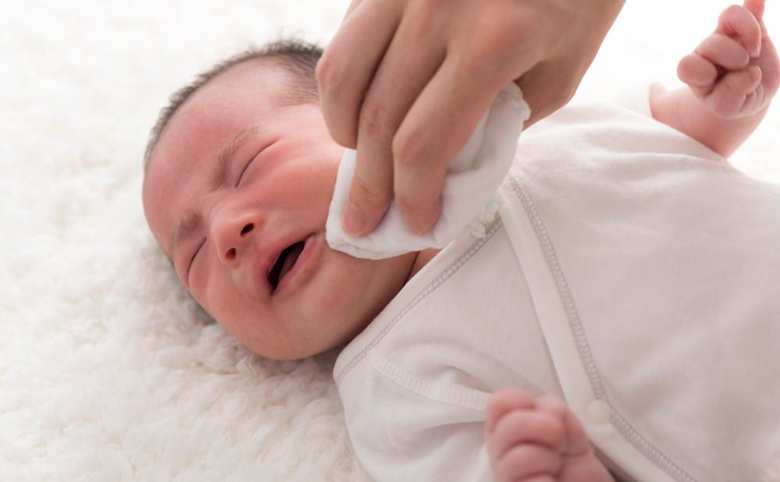 赤ちゃんのスキンケアのイメージ