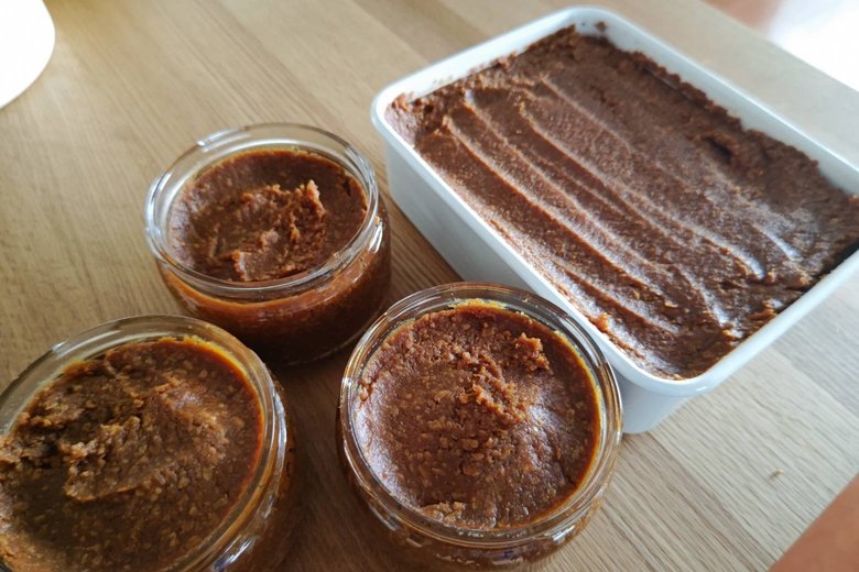 藤森夕子さん自家製のみそ