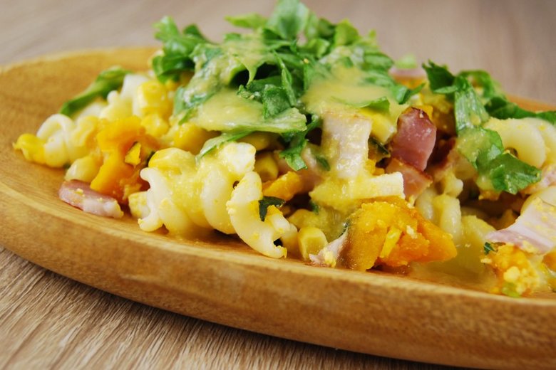 ローソンのおすすめサラダ「黄色のまぜまぜサラダ」のパッケージ画像