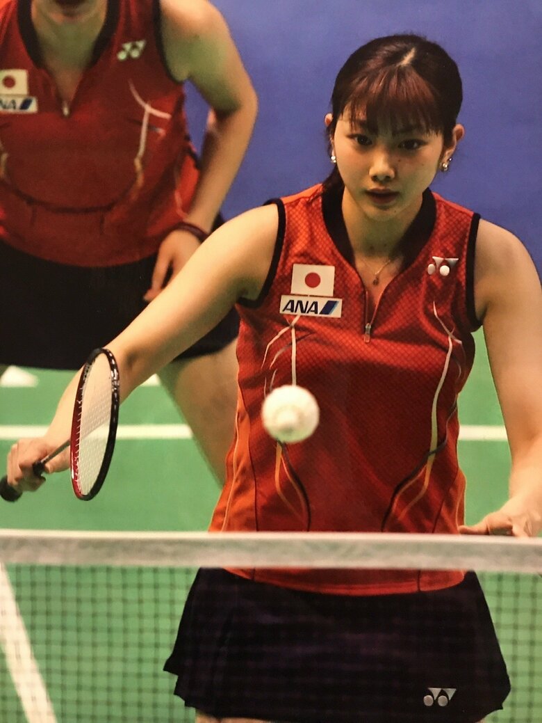 北京オリンピック前に試合に臨む潮田さん。真剣な眼差しが熱い！