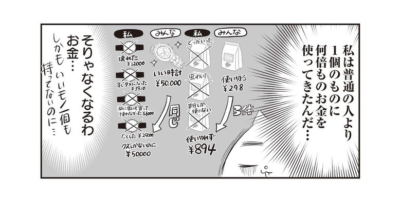 『さよなら！行き当たりばったり人生！お金管理も家事も全部ニガテな主婦の生まれ変わり奮闘記』より