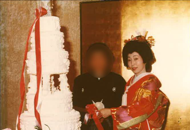 1回目の結婚式の写真