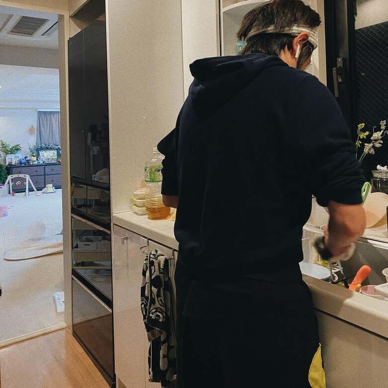 キッチンリセットが日課の梶原さん