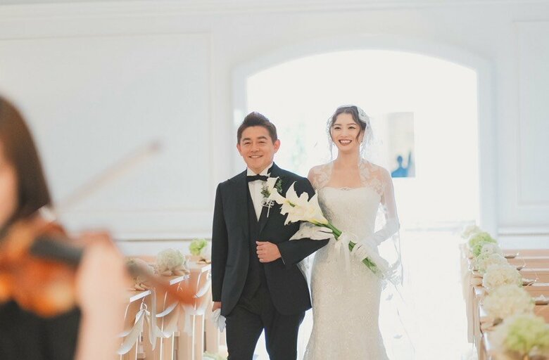8年の交際を経て結婚