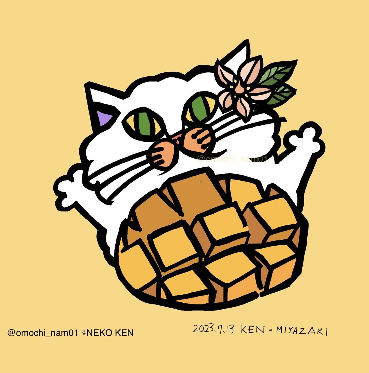 47都道府県のご当地ネコ」小学4年生の作品に大反響「絶対に納豆がくる