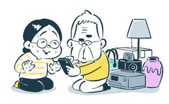 フリマアプリのメッセージが丁寧すぎる80代義父「スクロールしなきゃ読めない」