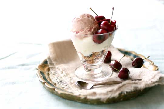 カルディの杏仁豆腐アレンジレシピ「杏仁パフェ」