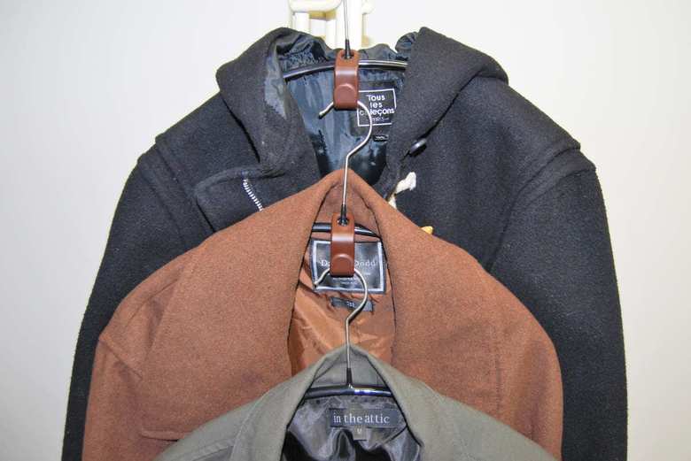 ダイソーおすすめ収納「ジョイントフック」の使用画像