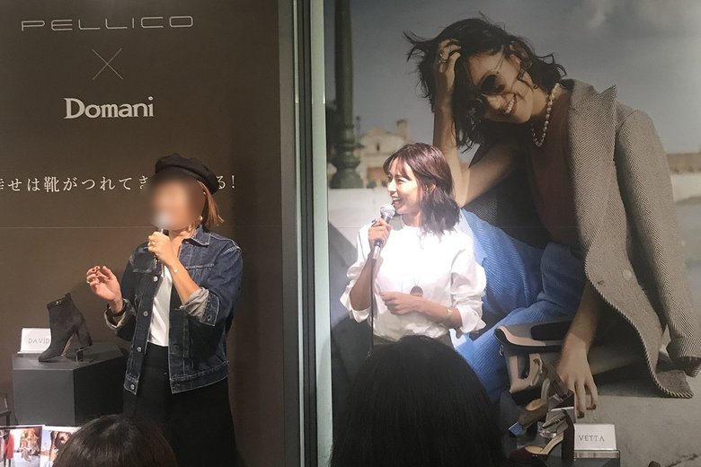 トークショーに登壇したときの小泉さん