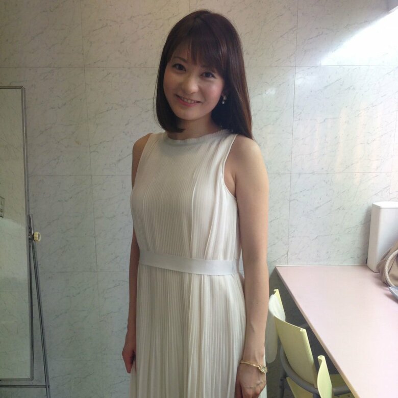 雑誌の取材撮影にのぞむキャスター時代の多田さん